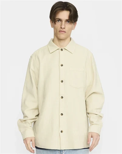 Revolution - Casual Skjorte - Offwhite